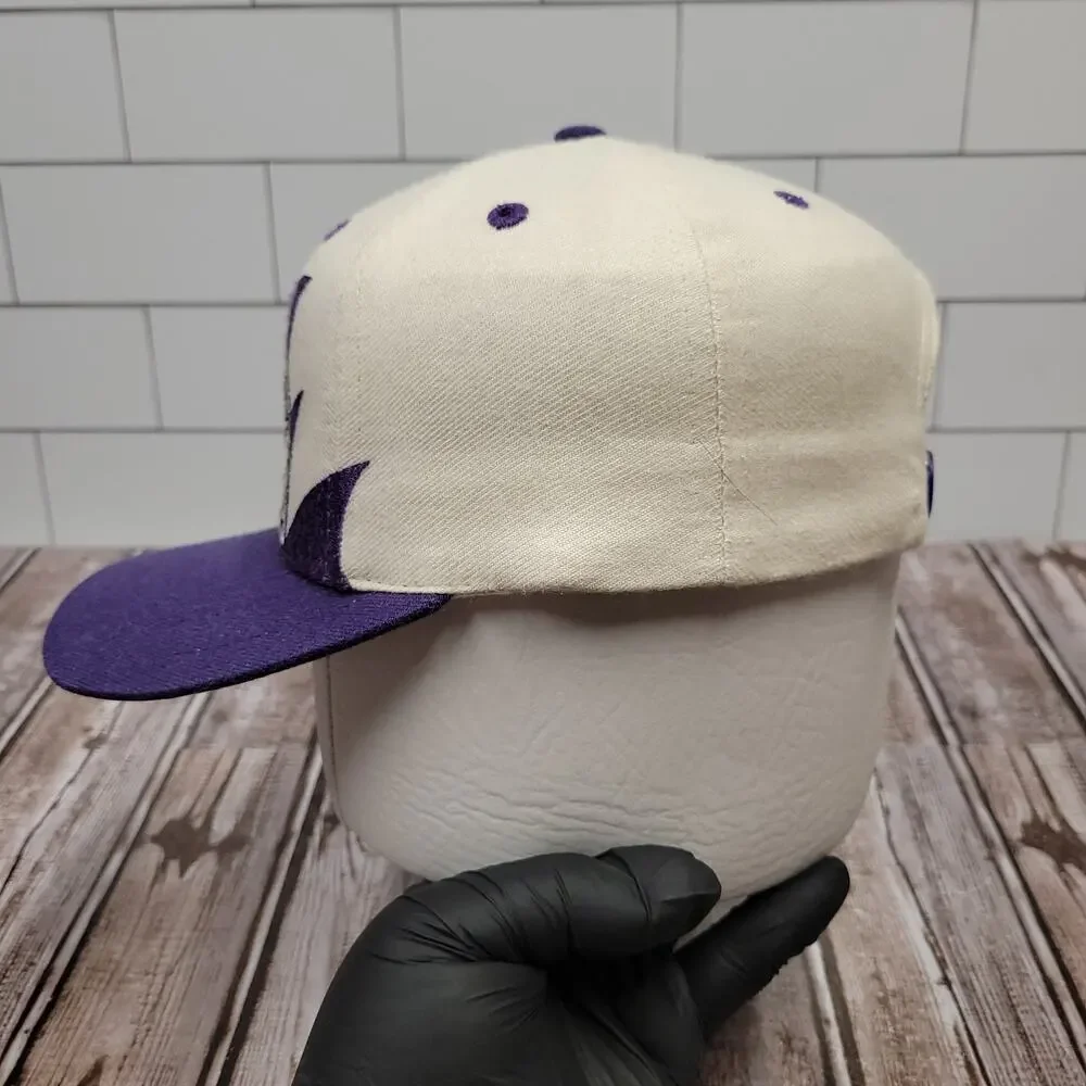 Vintage Logo Athletic Colorado Rockies Sharktooth Snapback Hat MLB 90s Taiwan